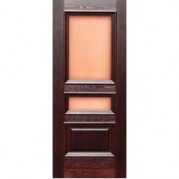 Межкомнатная дверь ДВОРЕЦКИЙ Равена ДО - шпон натуральный, цвет дуб коньяк, остеклённая Межкомнатная дверь ДВОРЕЦКИЙ Равена ДО - шпон натуральный, цвет дуб коньяк, остеклённая