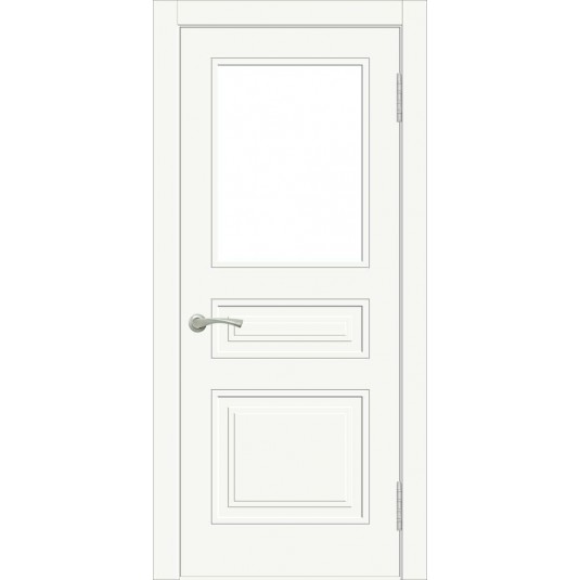 Дверь НЕО-3 ДО Эмаль белая со стеклом
