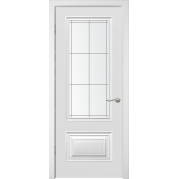 Межкомнатная дверь WANMARK Симпл-2 ДО - эмаль, цвет белый, остеклённая