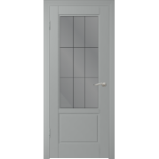 Межкомнатная дверь WANMARK Скай-2 ДО - эмаль, цвет северное окно (RAL 7040), остеклённая Межкомнатная дверь WANMARK Скай-2 ДО - эмаль, цвет северное окно (RAL 7040), остеклённая