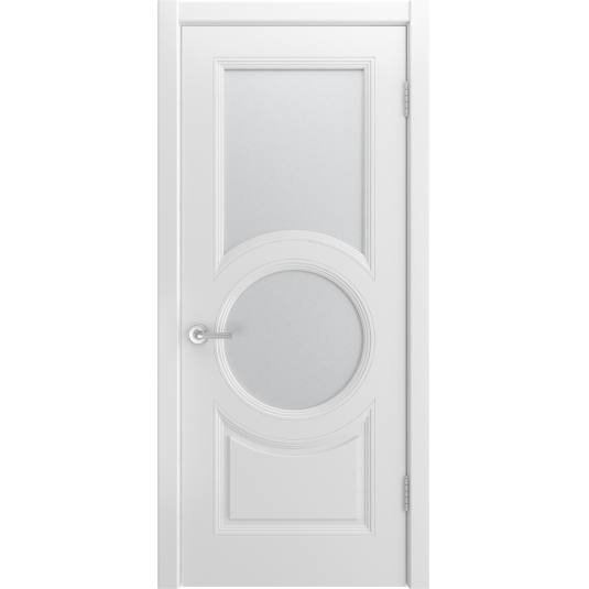 Дверь УНО-5 ДО Эмаль белая со стеклом