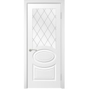 Межкомнатная дверь WANMARK Виктория ДО - эмаль, цвет белый, остеклённая Межкомнатная дверь WANMARK Виктория ДО - эмаль, цвет белый, остеклённая